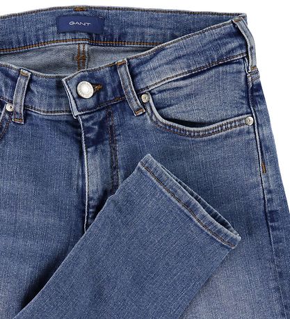 GANT Jeans - Slim - Semi Light Indigo