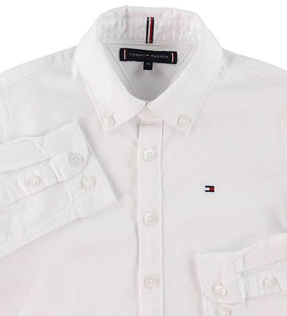 Tommy Hilfiger Skjorte - Stretch Oxford - Hvid