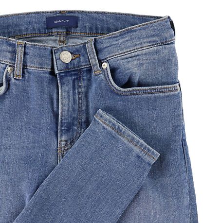 GANT Jeans - Skinny - Semi Light Indigo