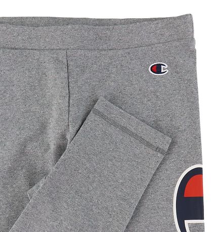 Champion Fashion Leggings - Grmeleret m. Logo