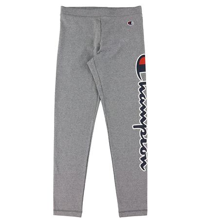 Champion Fashion Leggings - Grmeleret m. Logo