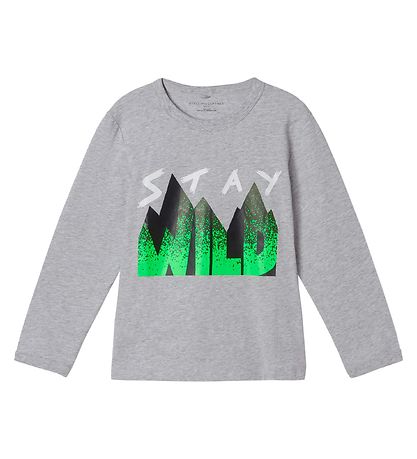 Stella McCartney Kids Bluse - Stay Wild - Thunder