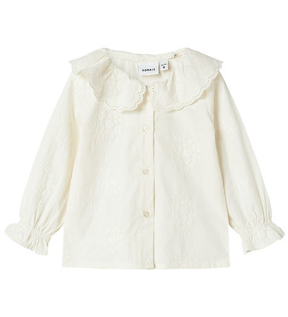 Name It Bluse - NmfOuma - Cloud Dancer
