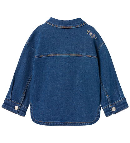 Name It DenimJakke - NmfKara - Dark Blue Denim/Flower