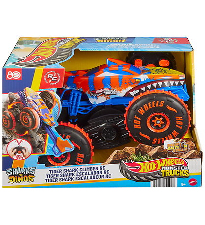 Hot Wheels Fjernstyret Bil - Monster Trucks - Tiger Shark