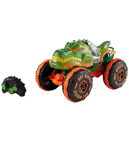 Hot Wheels Fjernstyret Bil - Monster Trucks - Dino