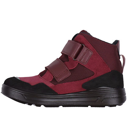 Ecco Vinterstøvler - Urban Snow - Tex - BLACK/RED PLUM/DARK RUBY