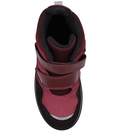 Ecco Vinterstøvler - Urban Snow - Tex - BLACK/RED PLUM/DARK RUBY