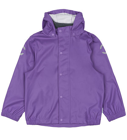 Mikk-Line Regntøj m. Seler - PU - Deep Lavender