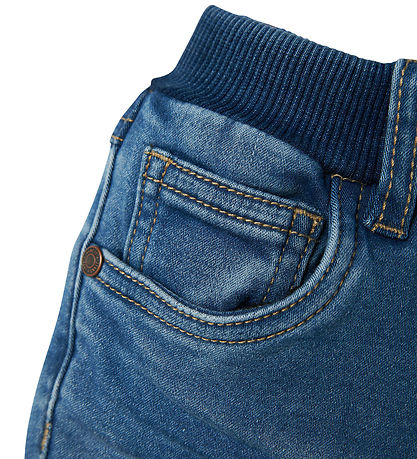Name It Jeans - Baggy - Fleece - NmmBen - Medium Blue Denim