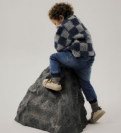 Name It Jeans - Baggy - Fleece - NmmBen - Medium Blue Denim