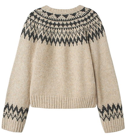 LMTD Bluse - Strik - NlfNeenla - Oatmeal