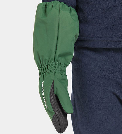 Didriksons Luffer m. Fleece - Shell - Pine Green