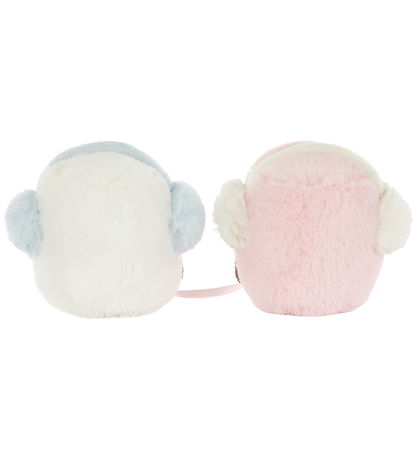 Jellycat Bamse 9x16 cm - Amuseables Toastie Pink and White Marsh