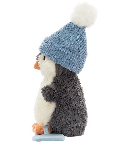 Jellycat Bamse - 12x18 cm - Peanut Penguin Snowboarding