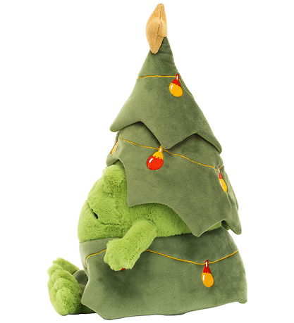 Jellycat Bamse - 29x18 cm - Christmas Tree Ricky Rain Frog