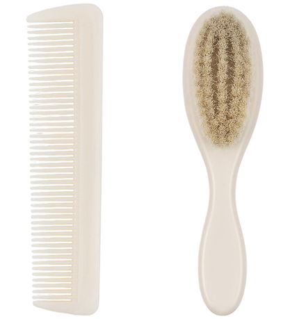 Fanga Fontana Babybørste m. Kam - Beige