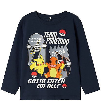 Name It Bluse - NmmStern - Pokemon - Navy Blazer