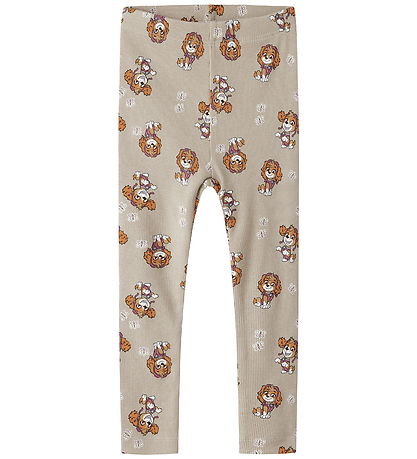 Name It Leggings - NmfSanina - Island Fossil