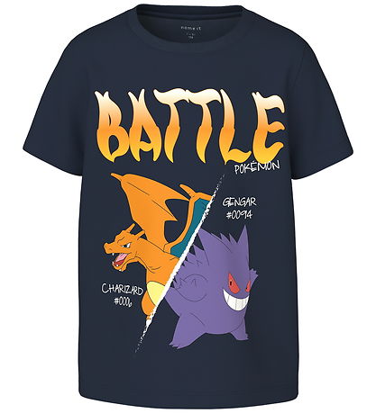 Name It T-shirt - NkmSlive - Pokemon - Navy Blazer