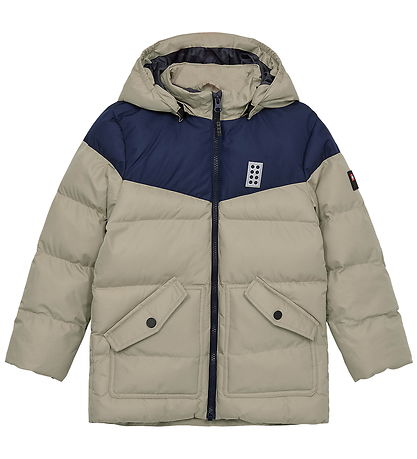 LEGO® Wear vinterjakke - LwJebel 733 - Beige/Blå