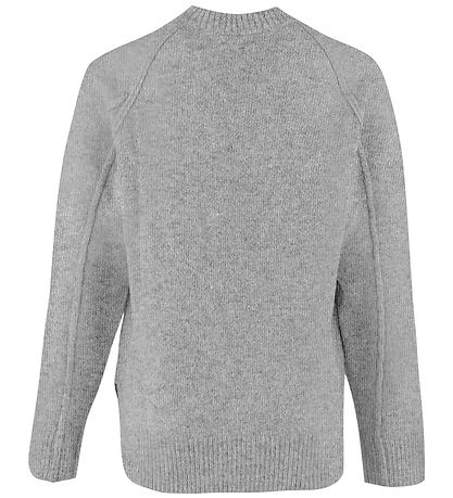 G-star RAW Bluse - Strik - Crew - Grey Heather