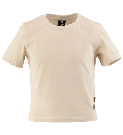 G-star RAW - T-shirt - Cropped Mini Slim - Milk