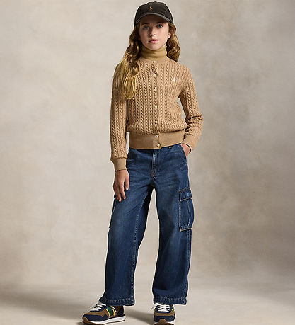 Polo Ralph Lauren Cardigan - Cable - Camel Heather