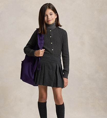 Polo Ralph Lauren Cardigan - Strik - Cable - Winsor Heather