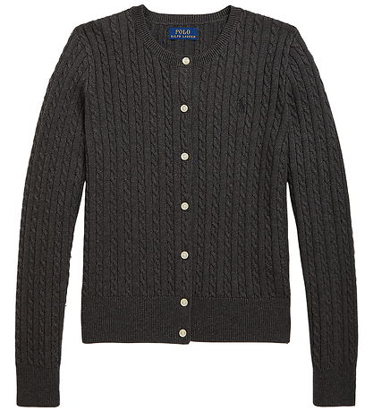 Polo Ralph Lauren Cardigan - Strik - Cable - Winsor Heather