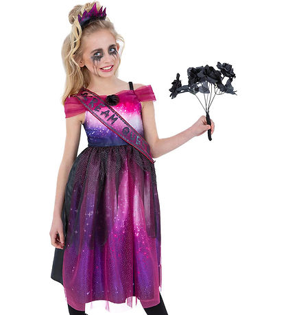 Smiffys Udklædning - Scream Queen - Lilla/Rosa