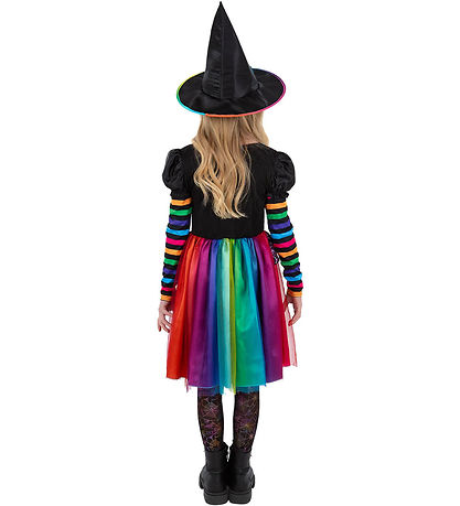 Smiffys Udklædning -  Rainbow Witch - Multifarvet