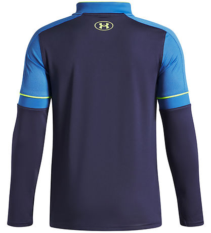Under Armour Bluse - AU B Challenger - 1/4 Zip - Blue Atlantis