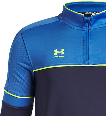 Under Armour Bluse - AU B Challenger - 1/4 Zip - Blue Atlantis