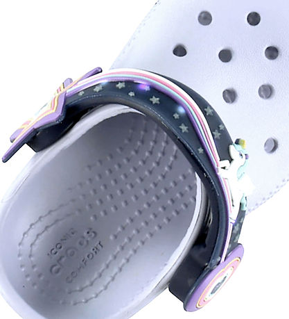 Crocs Sandaler m. Lys - Frosted Grape m. Enhjørning