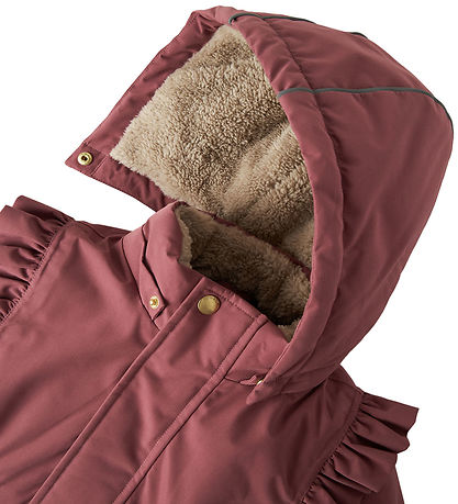 Name it Vinterjakke - NmfSnow05 - Rose Brown