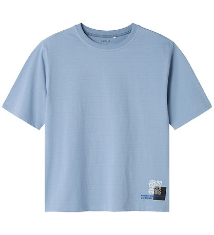 Name It T-Shirt - NkmOakley - Rain Washed