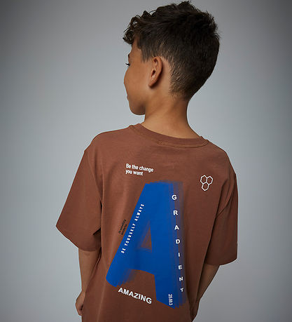 Name It T-Shirt - NkmOakley - Carob Brown