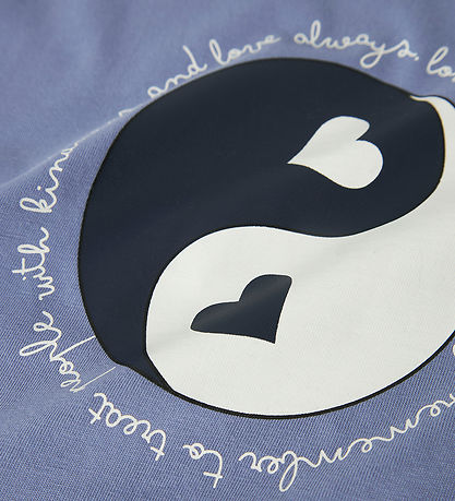 Name It Bluse - NkfVeen - Blue Ice/Ying Yang