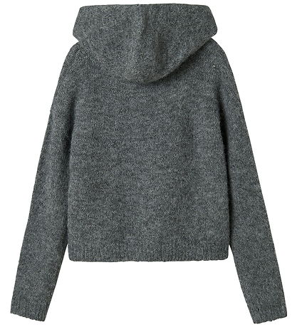 LMTD Bluse - Strik - NlfNulo - Dark Grey Melange