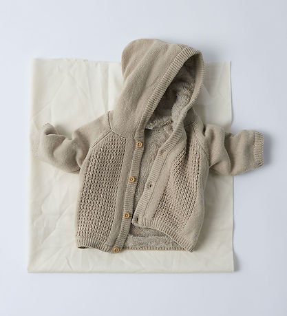 Name It Cardigan m. Foer - Strik - NbnOlly - Island Fossil