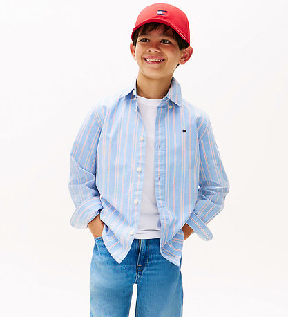 Tommy Hilfiger Skjorte - Cloudy BlueBLUE