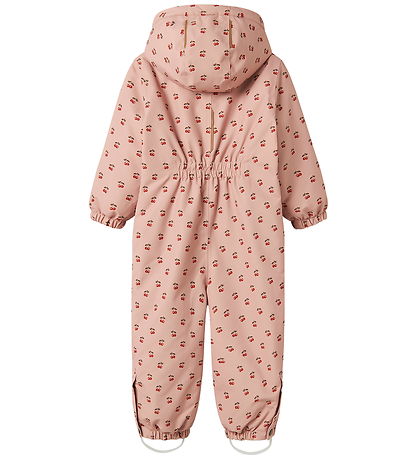 Lil Atelier Flyverdragt - NmfLasnow10 - AOP - Misty Rose/Cherry
