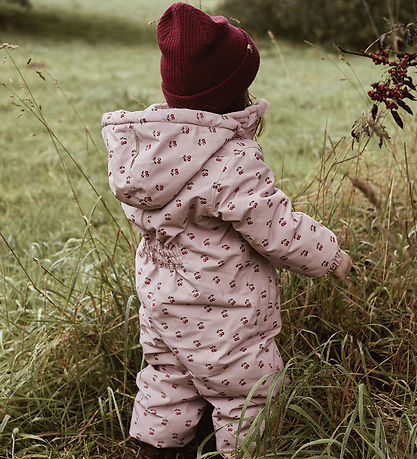 Lil Atelier Flyverdragt - NmfLasnow10 - AOP - Misty Rose/Cherry