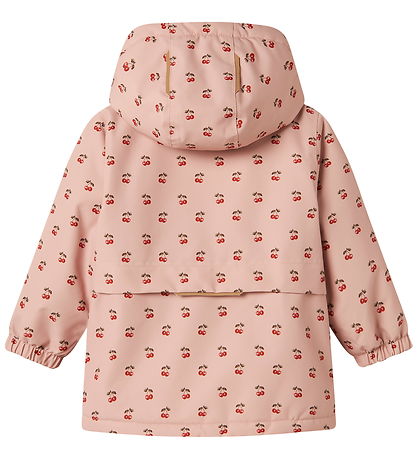 Lil Atelier Vinterjakke - NmfLasnow10 - Misty Rose/Cherry