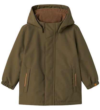 Lil Atelier Vinterjakke - NmmLasnow10 - Solid - Sea Turtle