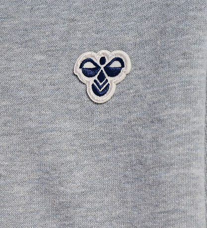 Hummel Hættetrøje - HmlJR - Grey Melange