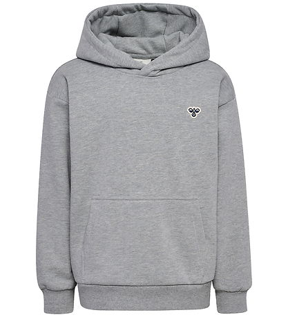 Hummel Hættetrøje - HmlJR - Grey Melange
