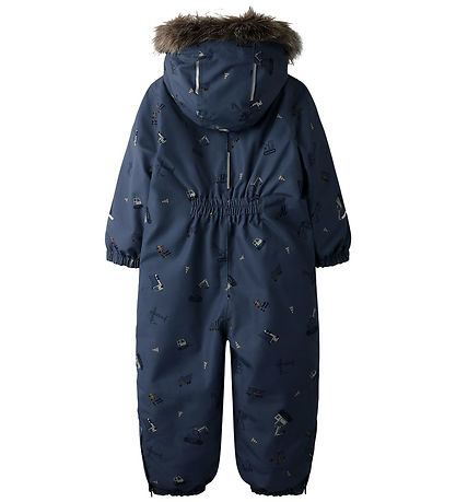 Name It Flyverdragt - NmmSnow10 - Noos - Vintage Indigo/Work
