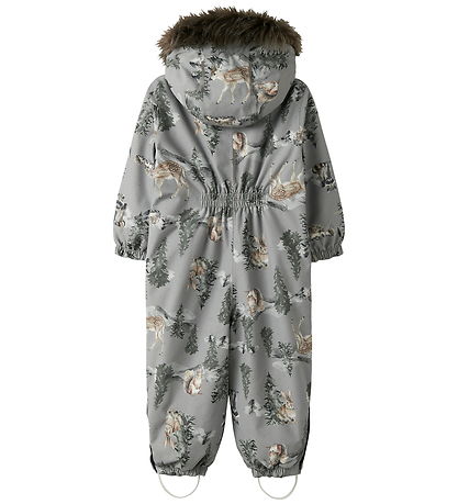 Name It Flyverdragt - NmnSnow10 - Ultimate Grey/Woodland